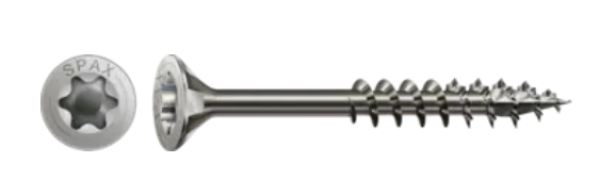 Preview: SPAX Universalschraube Edelstahl A2, 4,5x60 mm, 50 Stück, 4197000450607